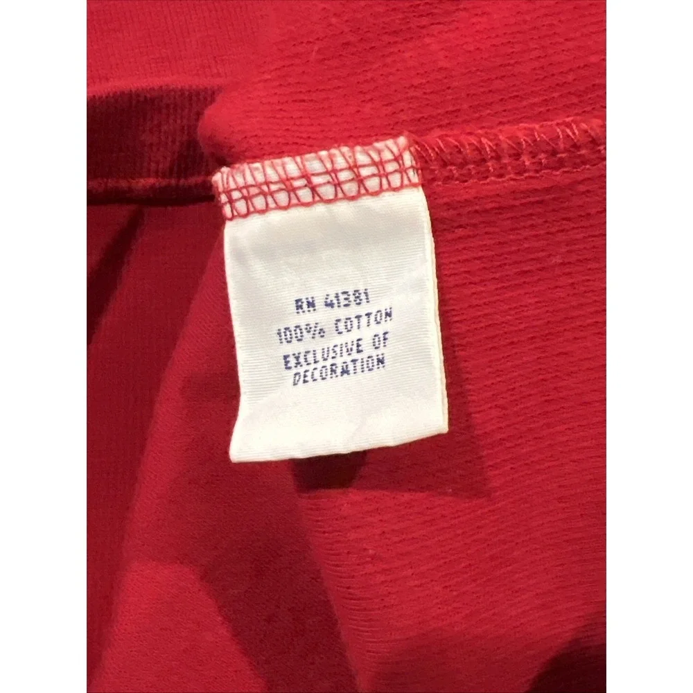 Polo Ralph Lauren Men's Red Quarter Zip Pullover Size Large 100% Cotton